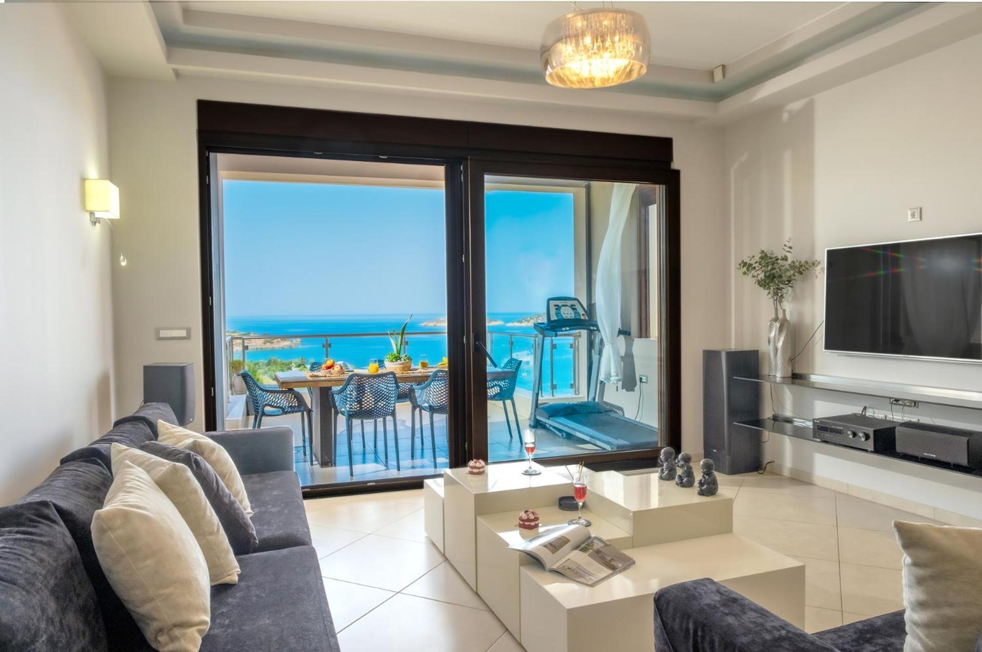 Thea Panoramic Sea View Daire Ayos Nikolaos Dış mekan fotoğraf