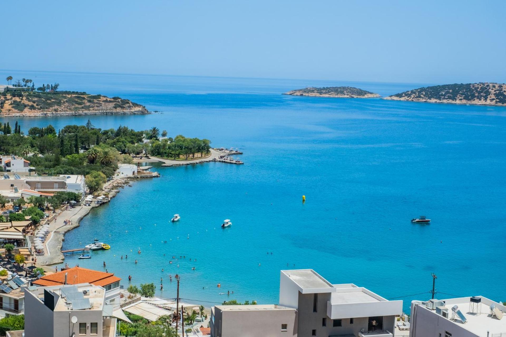 Thea Panoramic Sea View Daire Ayos Nikolaos Dış mekan fotoğraf