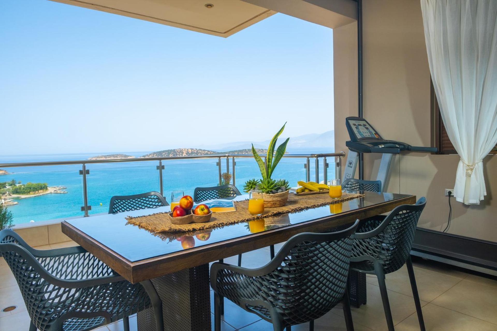 Thea Panoramic Sea View Daire Ayos Nikolaos Dış mekan fotoğraf