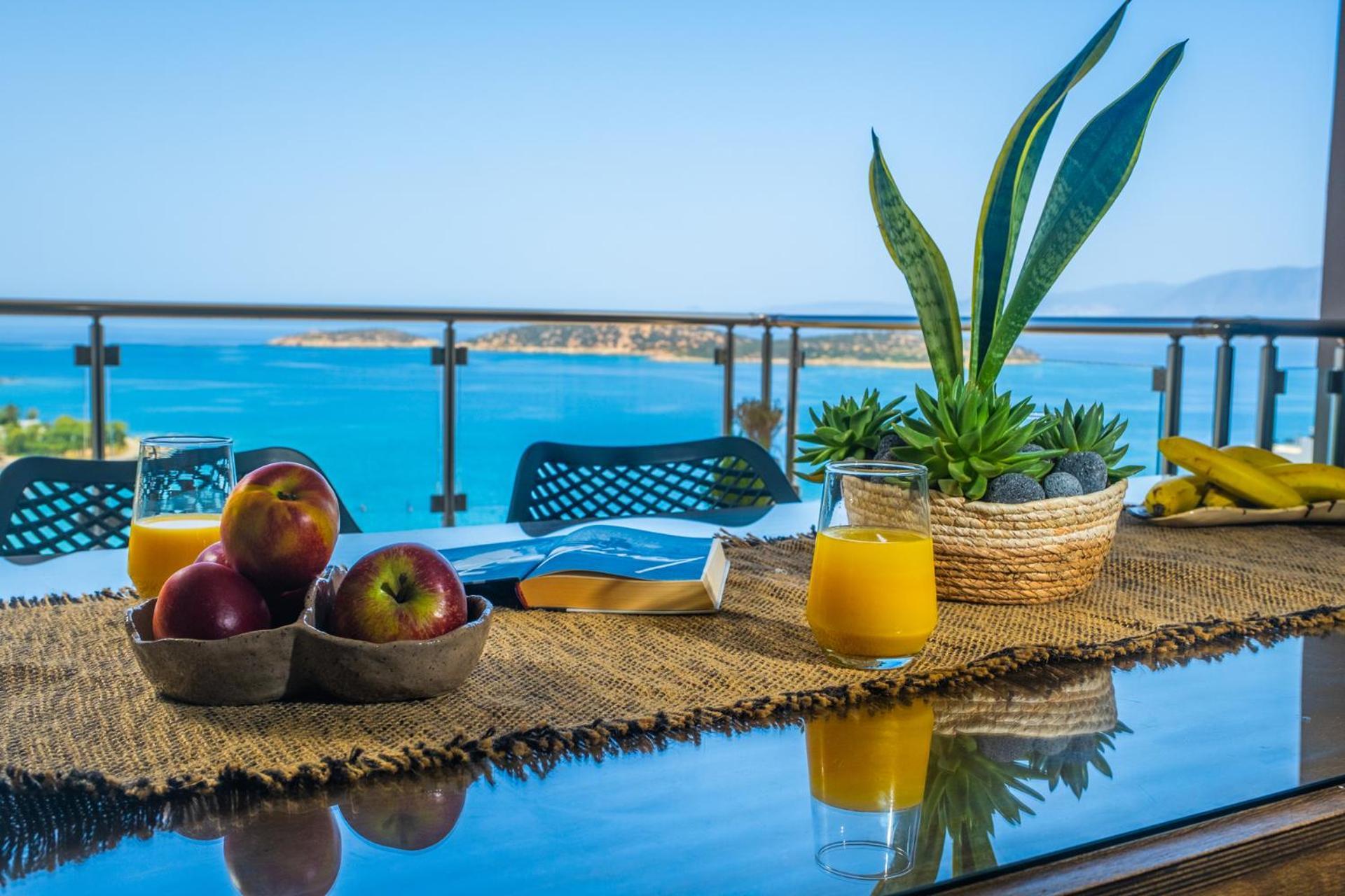 Thea Panoramic Sea View Daire Ayos Nikolaos Dış mekan fotoğraf